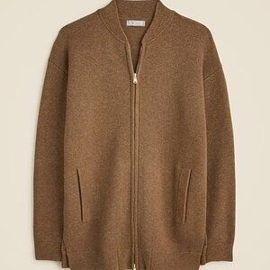 NWOT Full Zip Flight Sweater Jacket